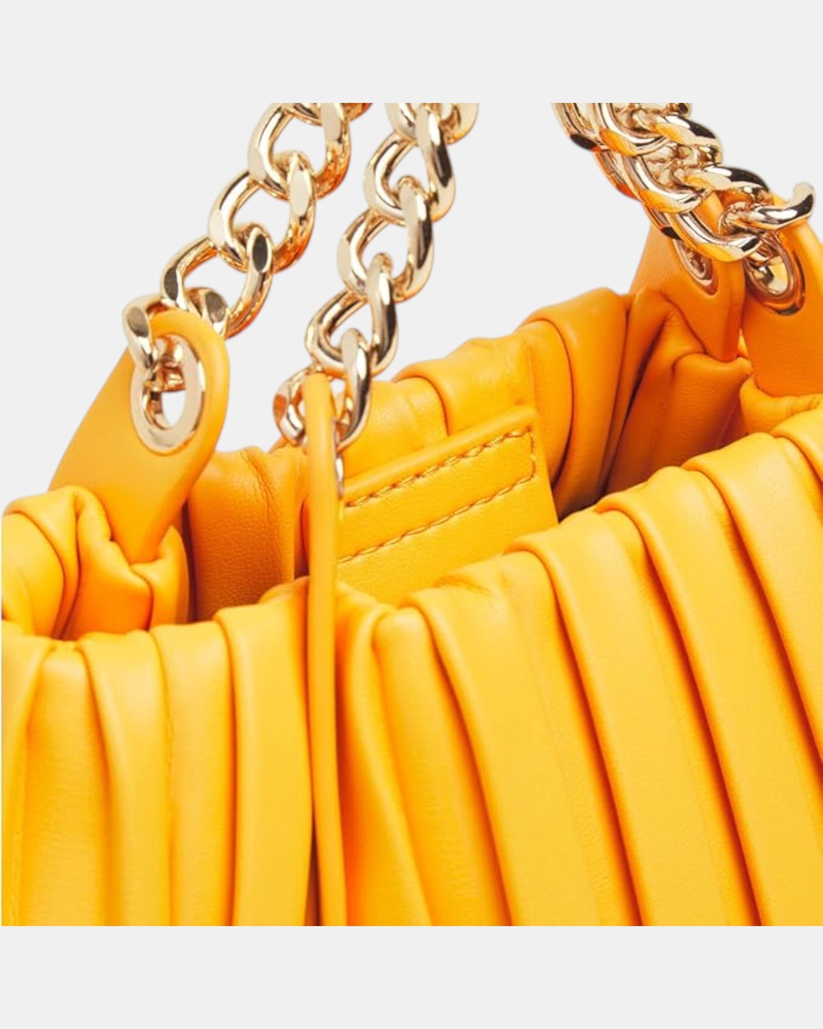 Manila Grace borsa a tracolla jasmine petit B282 giallo ocra