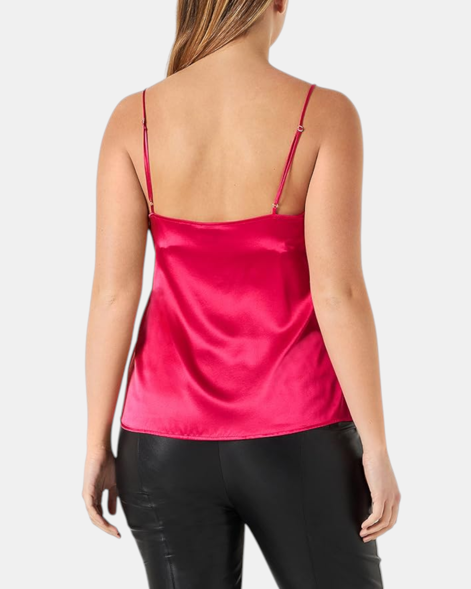 Pinko Top Donna Satin Streck, art. Tremante, taglia 38, colore rosa