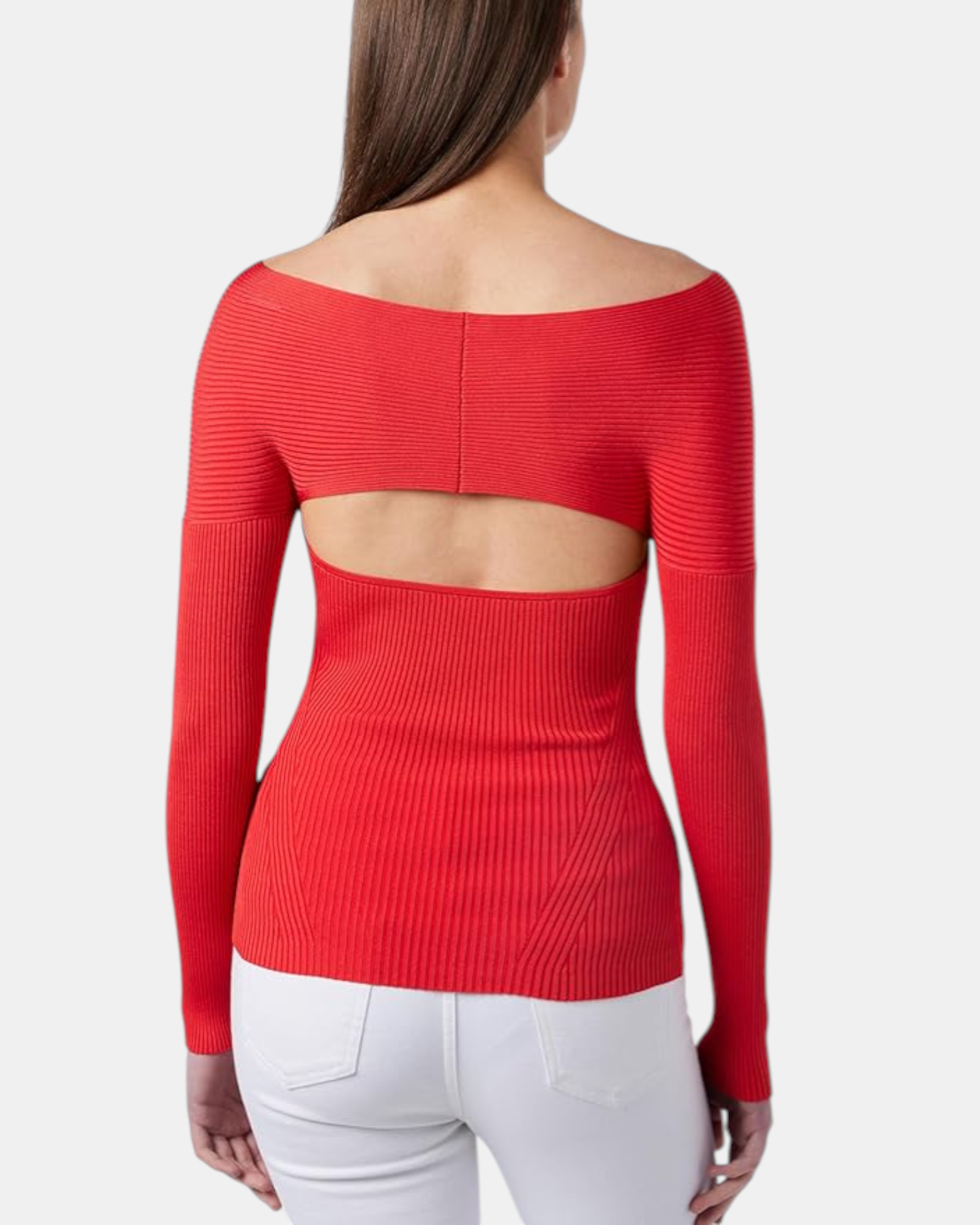 Pinko Maglietta Donna  a Maniche Lunghe Costina Elite Compact art. amaranto Senza Collo