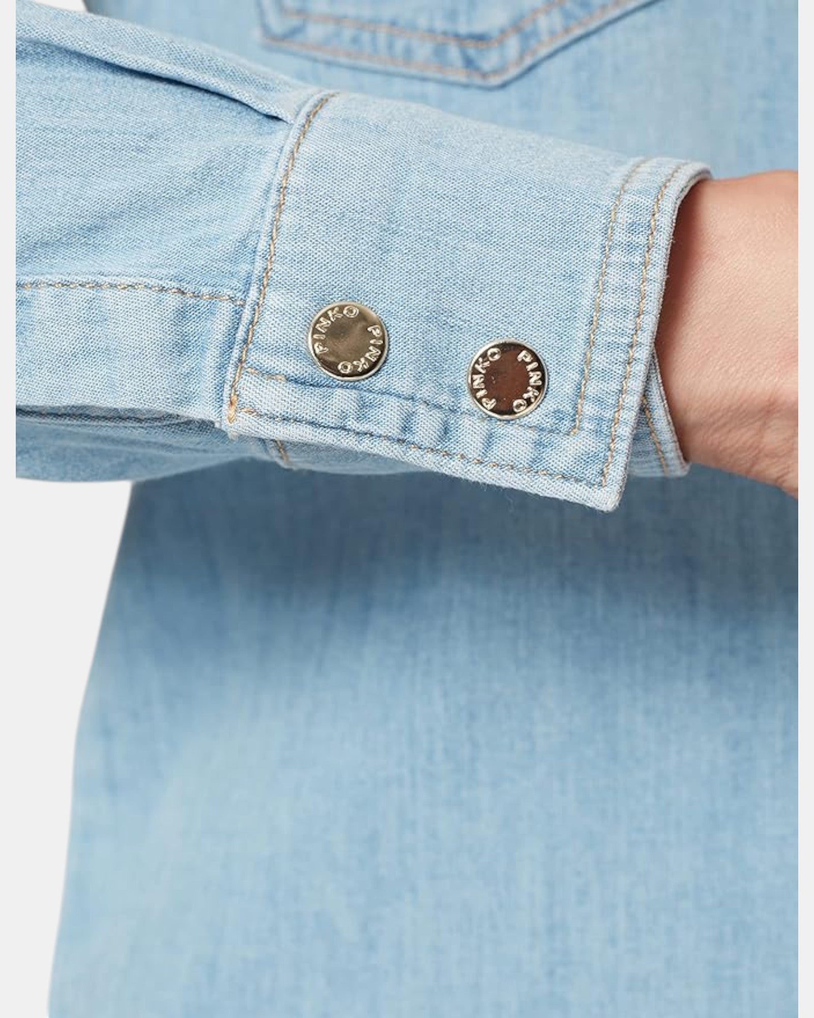 Pinko camicia donna mod. Caroline 4, col. denim light