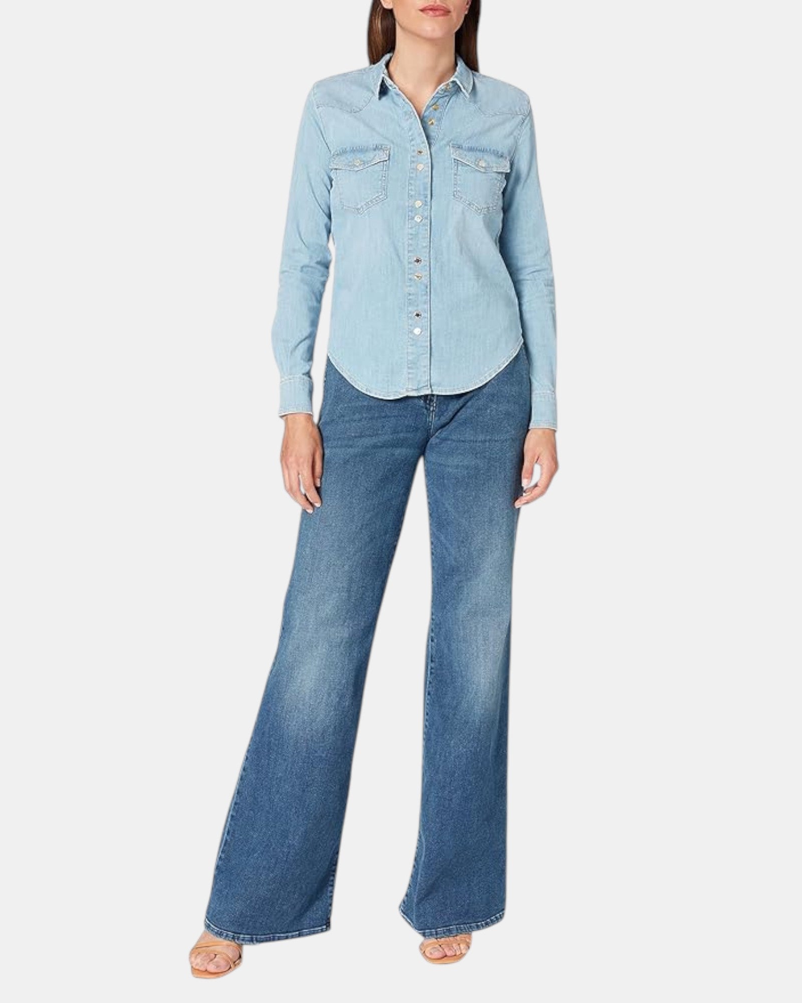 Pinko camicia donna mod. Caroline 4, col. denim light