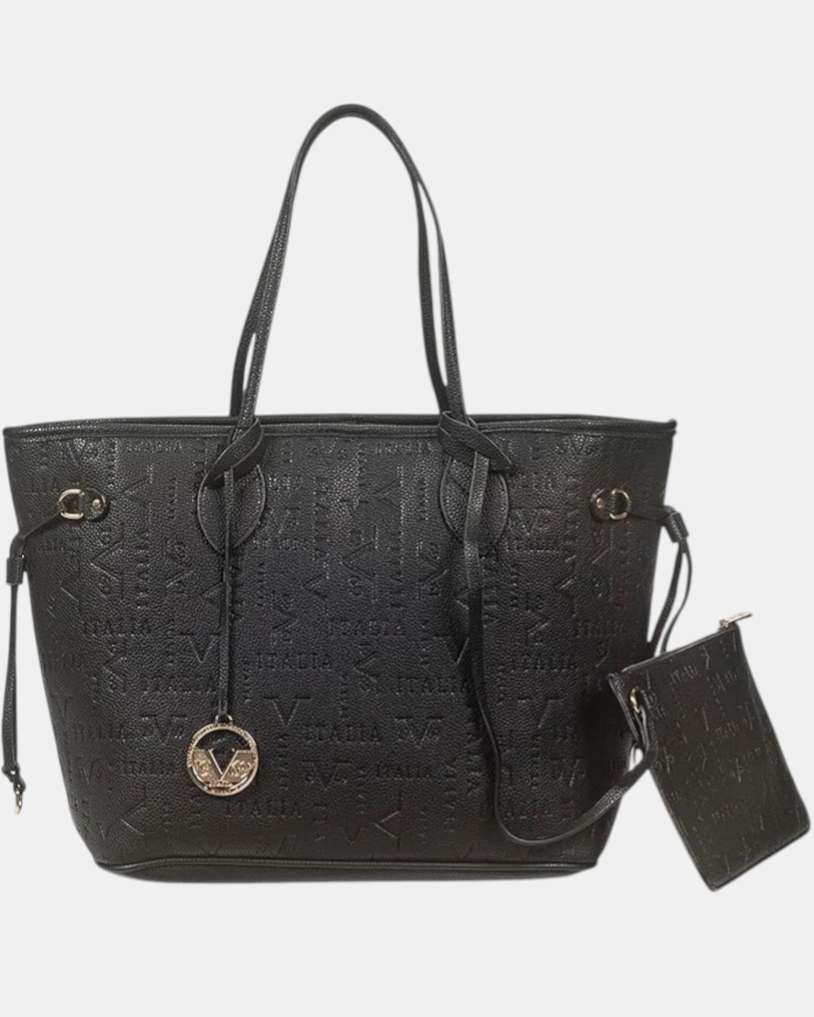 19V69 Italia by Versace Borsa Shopper Donna Modello Lana Bianca Capiente