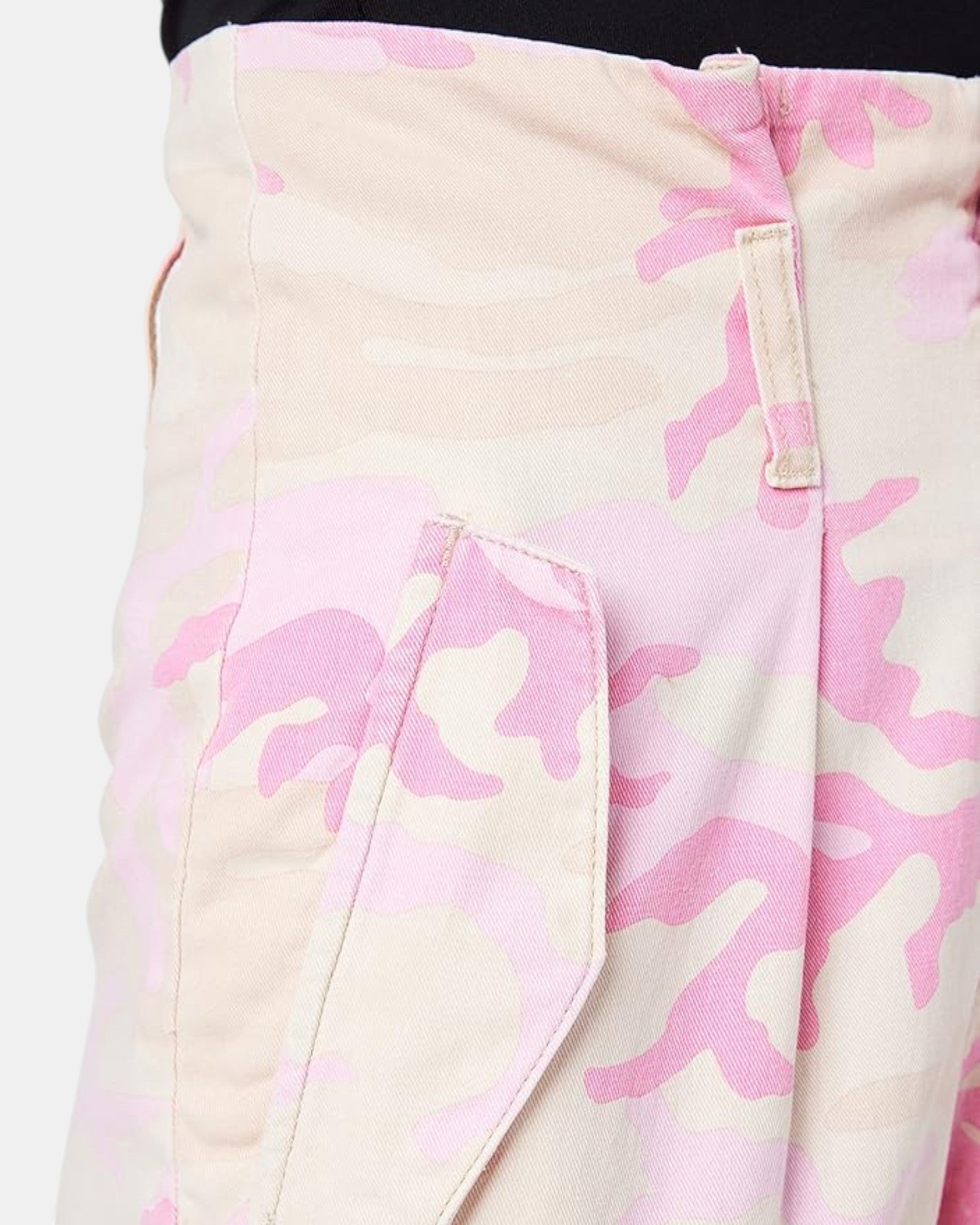 Pinko pantalone donna camouflage fitness cargo bull