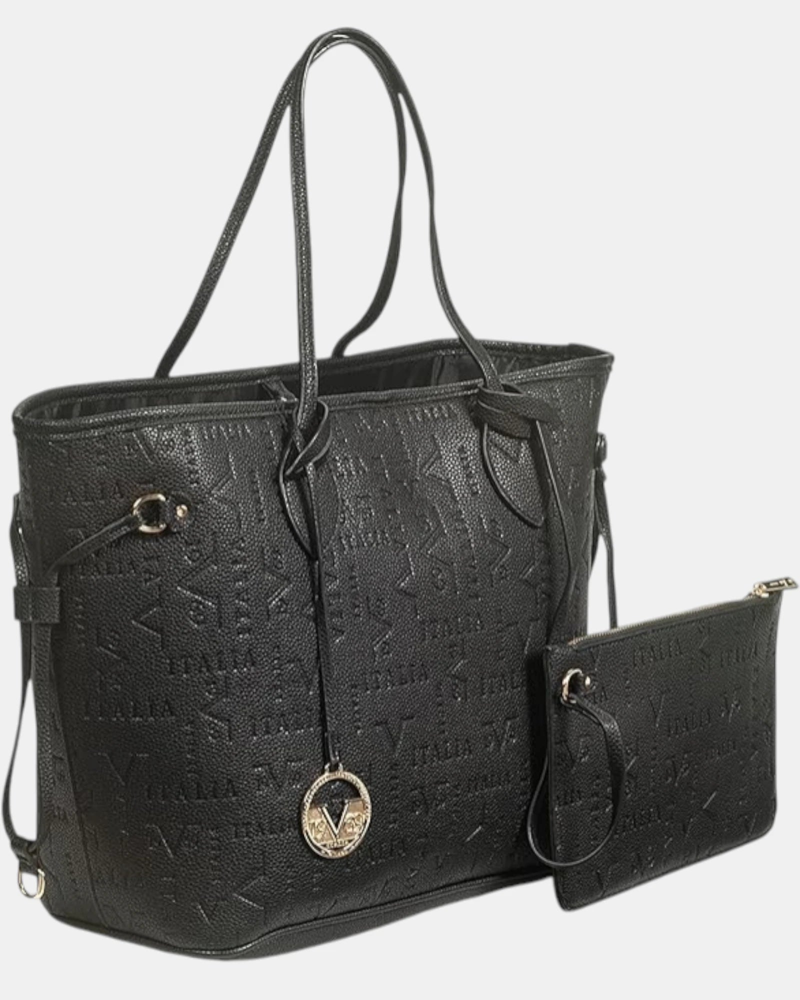 19V69 Italia by Versace Borsa Shopper Donna Modello Lana Bianca Capiente