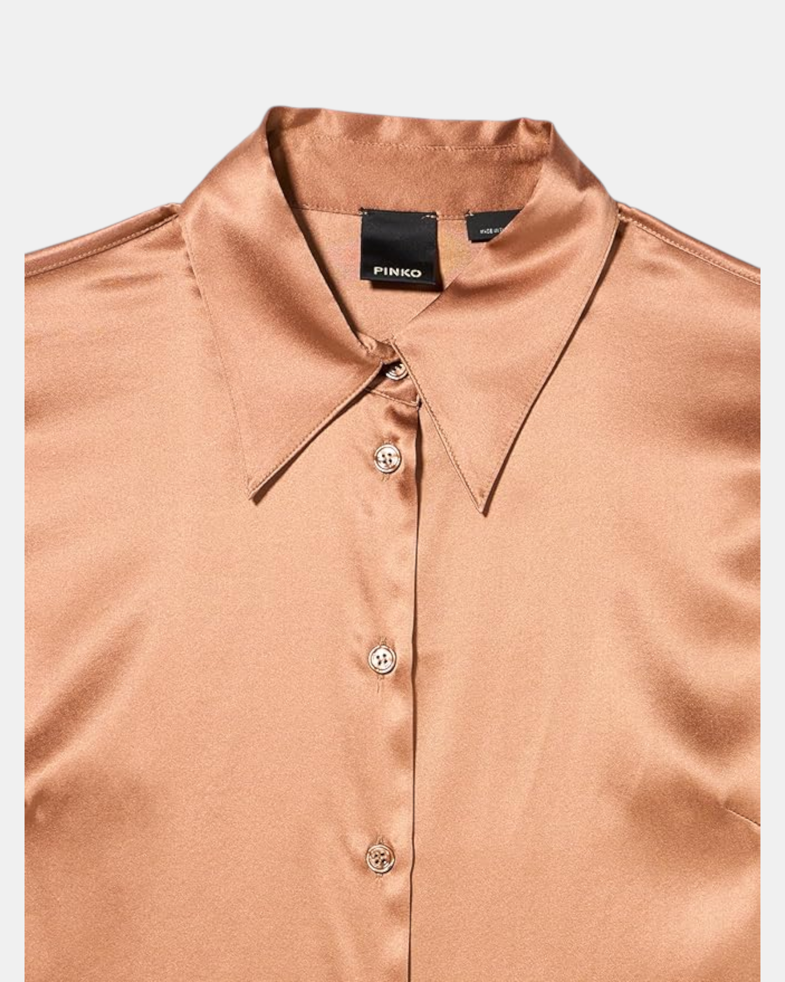 Pinko camicia Donna satin strech, art. criminale, In Seta slim fit