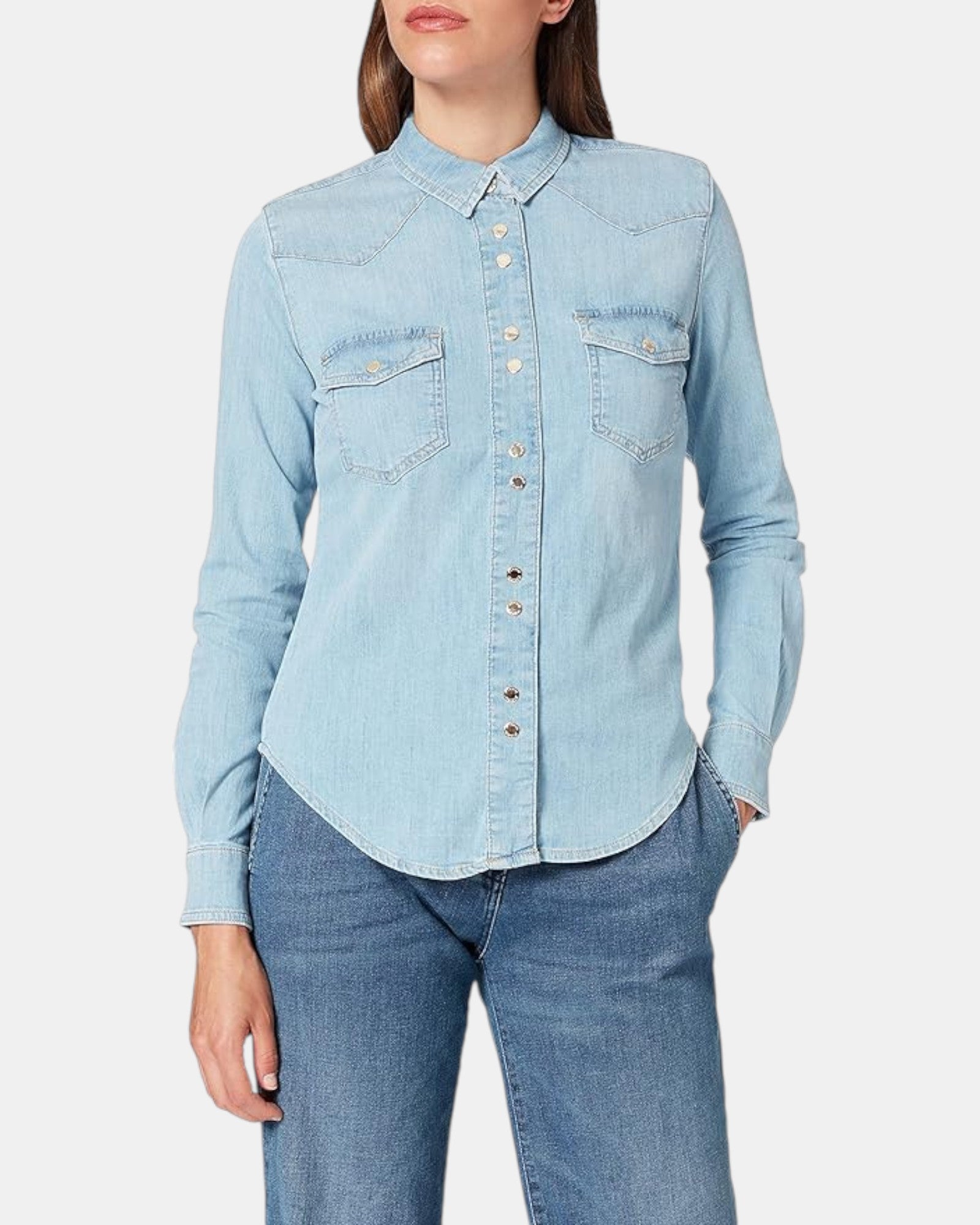 Pinko camicia donna mod. Caroline 4, col. denim light