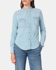 Pinko camicia donna mod. Caroline 4, col. denim light