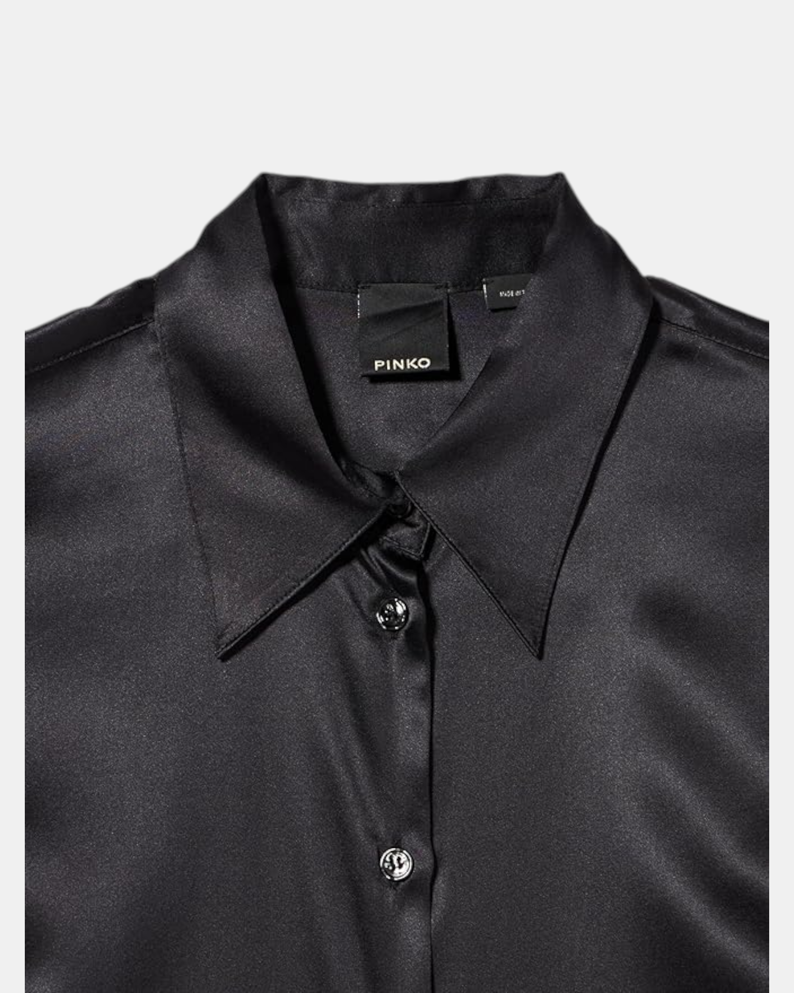 Pinko camicia Donna satin strech, art. criminale, In Seta slim fit