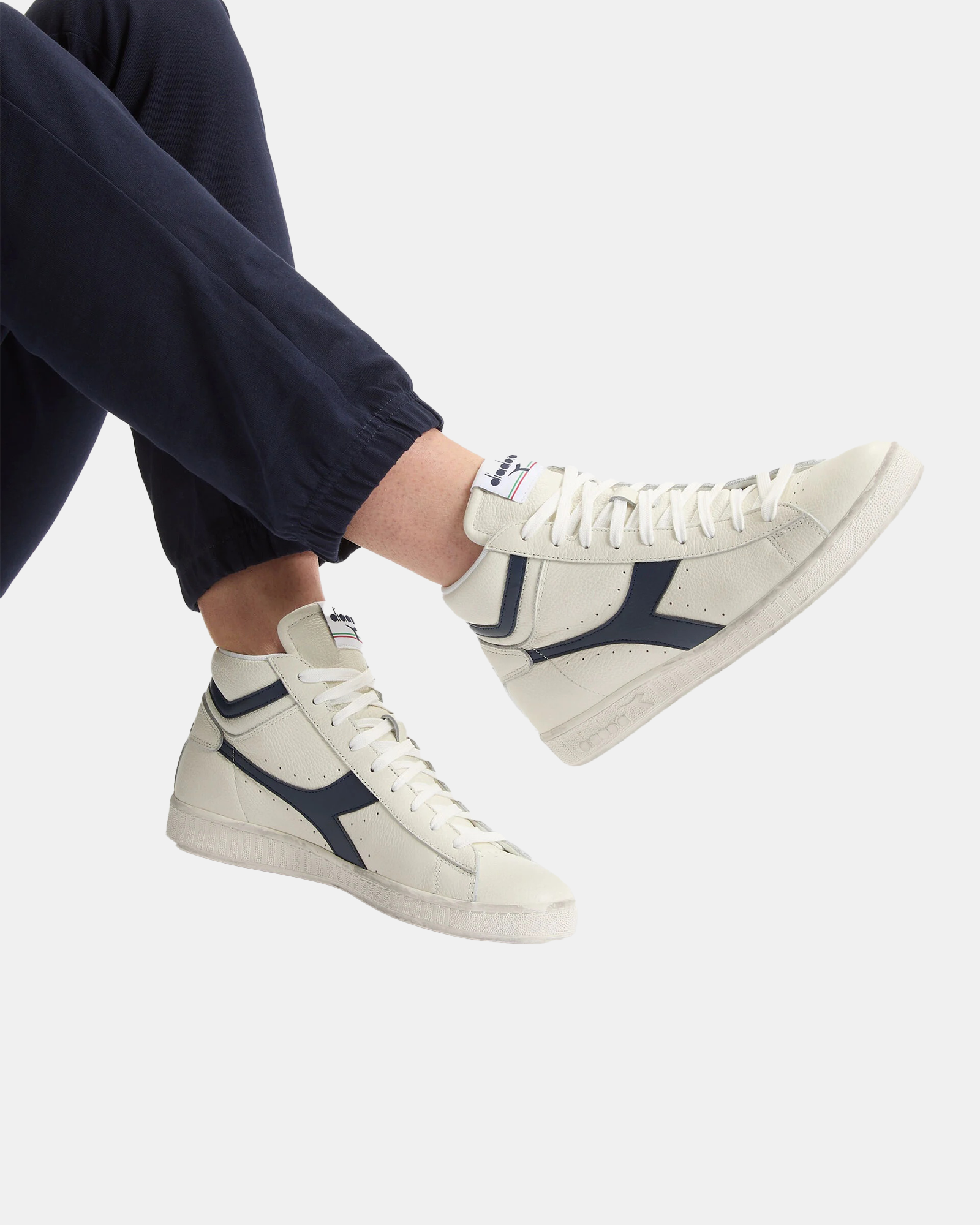 Diadora Sneakers Unisex  Game L High Waxed C0351 in pelle