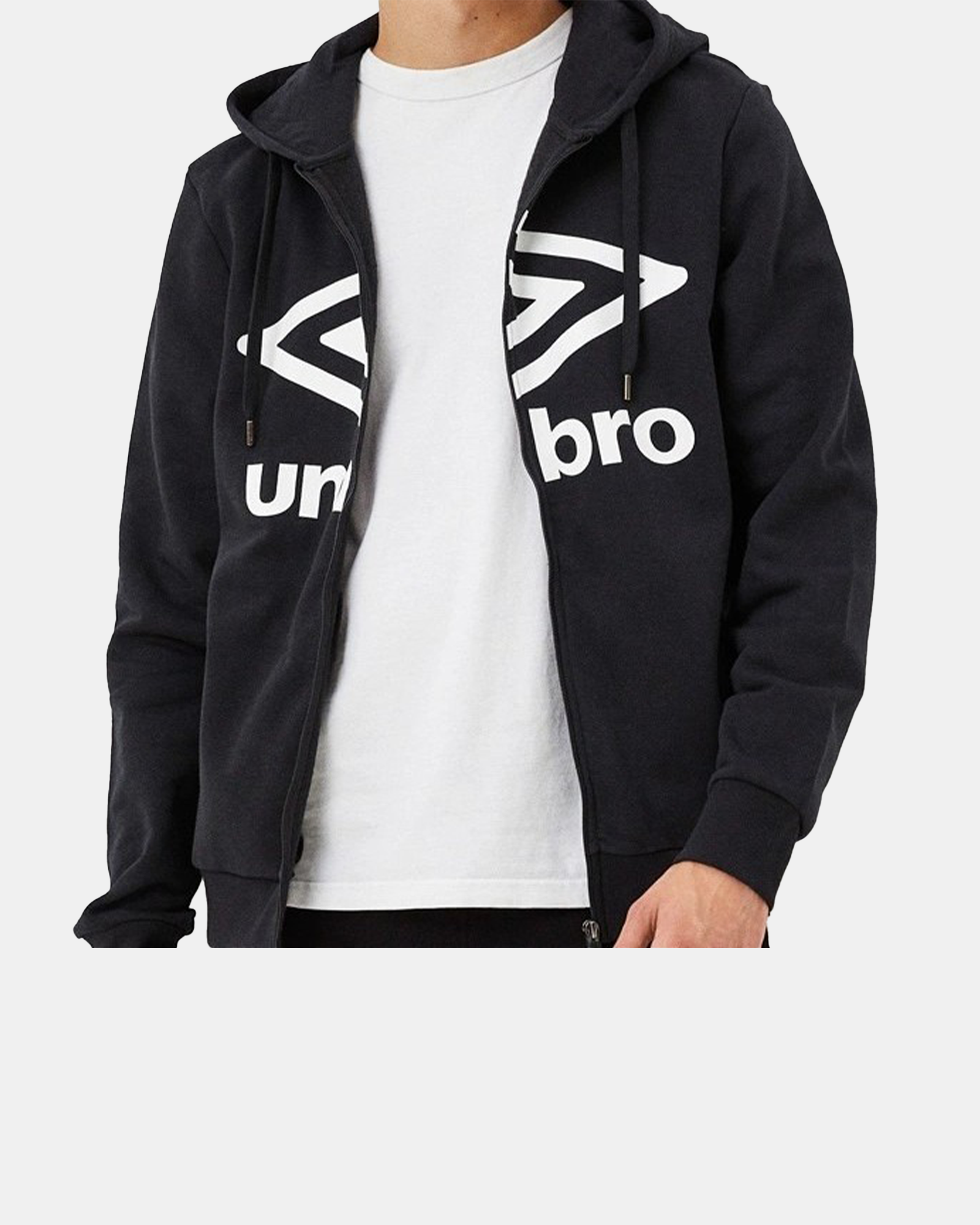 Umbro Felpa Uomo con Cappuccio Zip Intera Modello Hoodie FZ Jacket