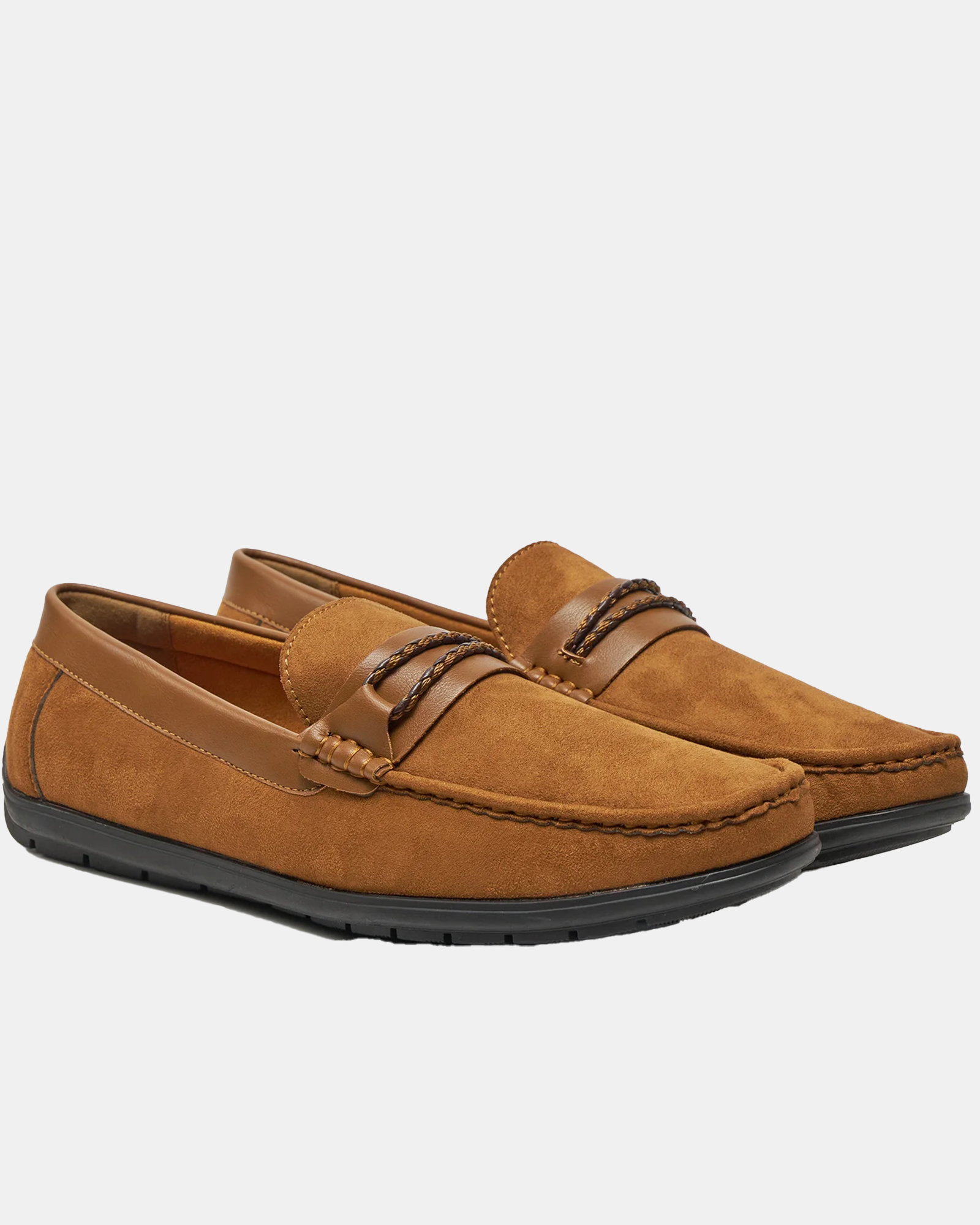 Pierre Cardin Mocassini Uomo art. 903 col. cuoio in Pelle