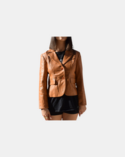 Poggi Pelletteria Giacca Donna in Vera Pelle mod. Roberta