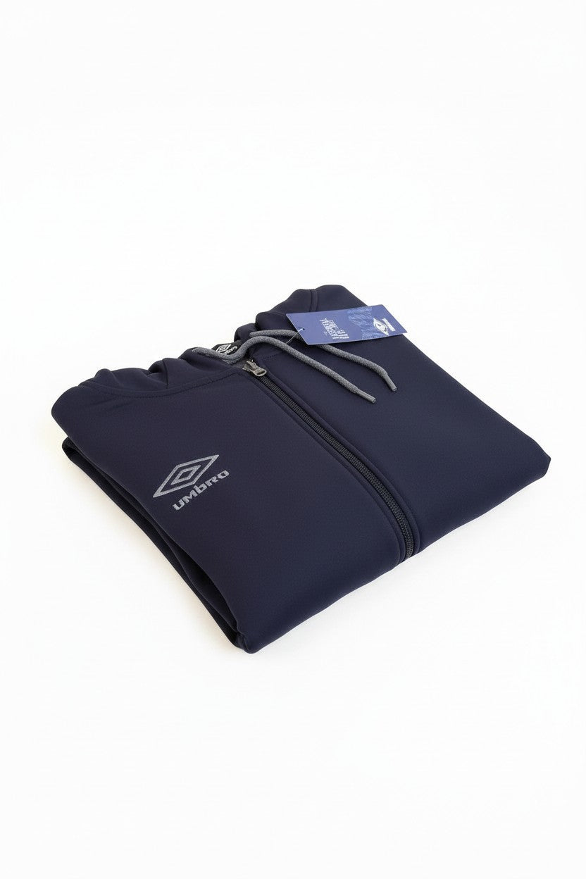 Umbro Felpa Uomo con Cappuccio Full Zip Modello Hoodie FZ Jacket