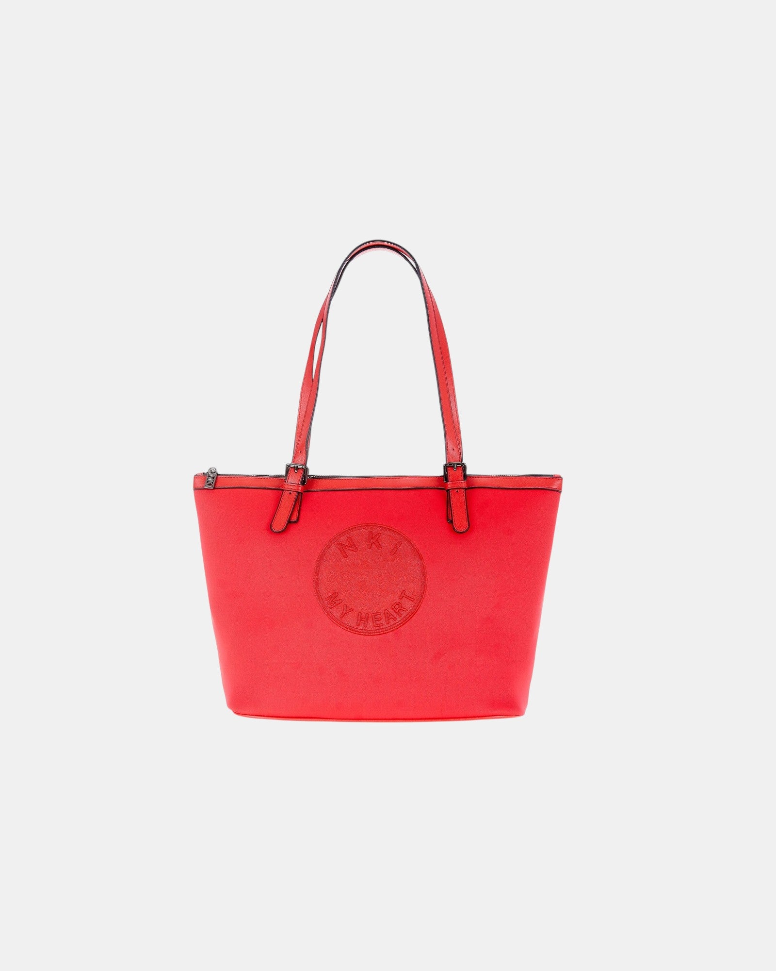 NKI firenze borsa shopper estiva my heart tessuto effetto neoprene