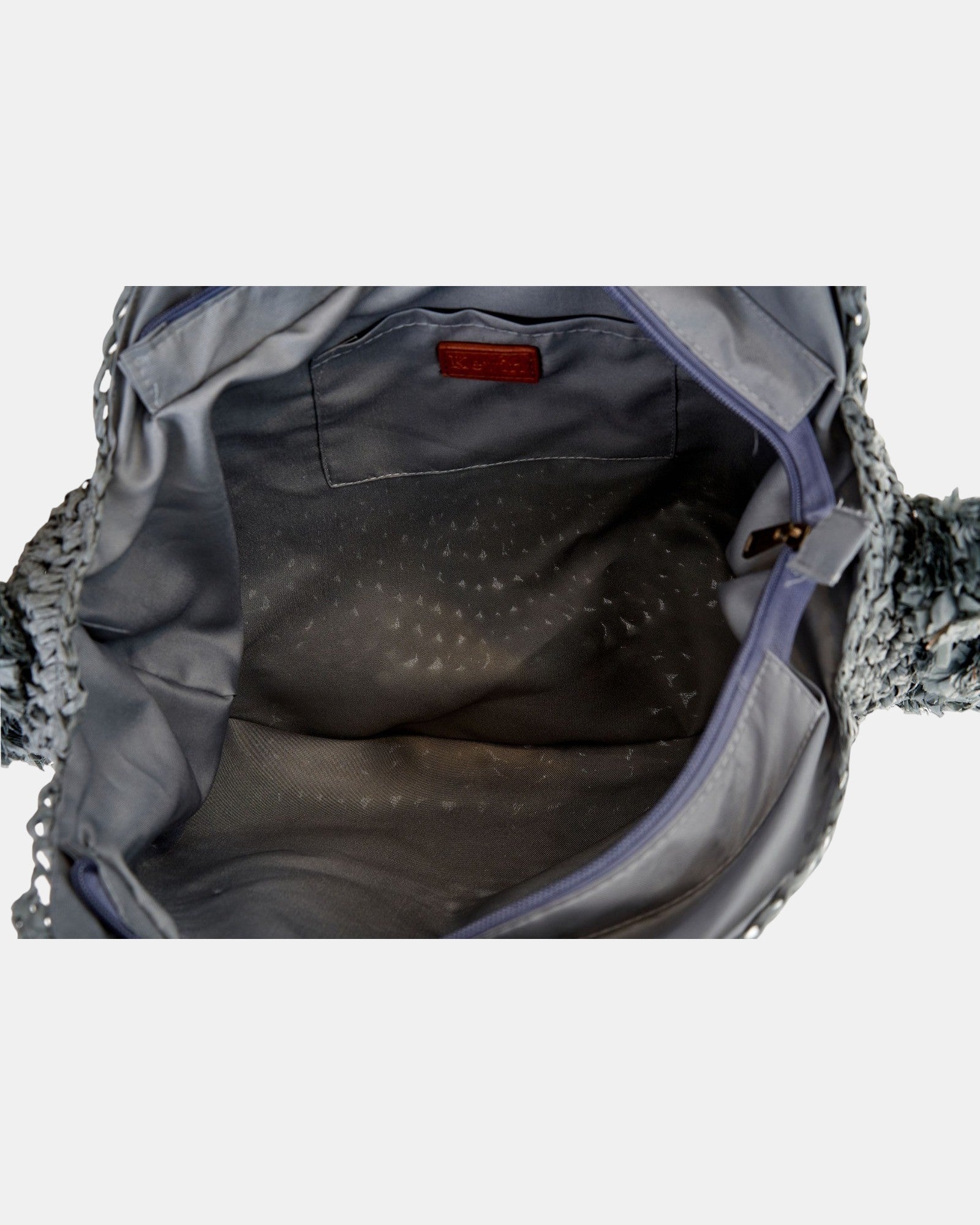 Kevin Jeans borsa estiva rotonda con pon pon
