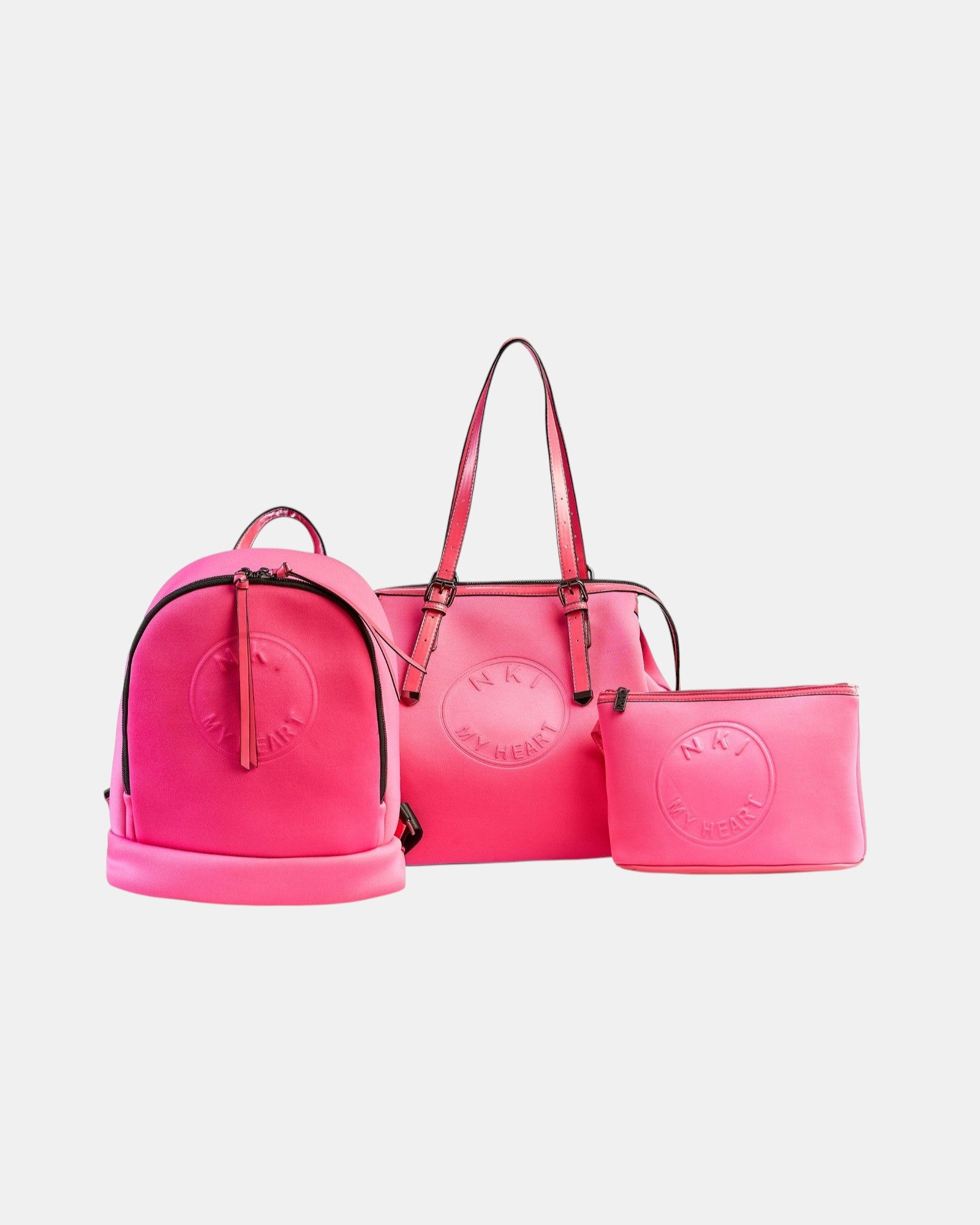 NKI Firenze baulletto my heart in tessuto effetto neoprene