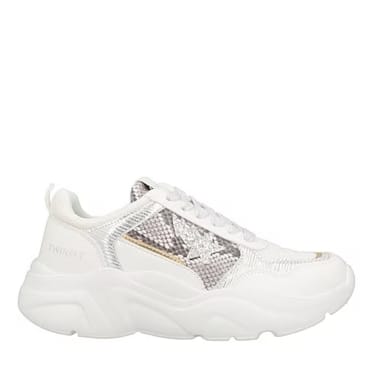 Twinset  Sneakers Donna Running 222TJT01E – Chunky Multimateriale con Logo Oval T