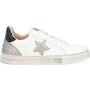 Twinset 222TJT016 Sneakers Donna Bianche – Stile Vintage con Stella Laterale e Borchie