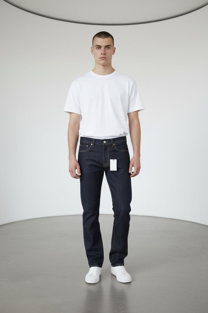 Enlist jeans Uomo Denim Blue indaco art. DN001