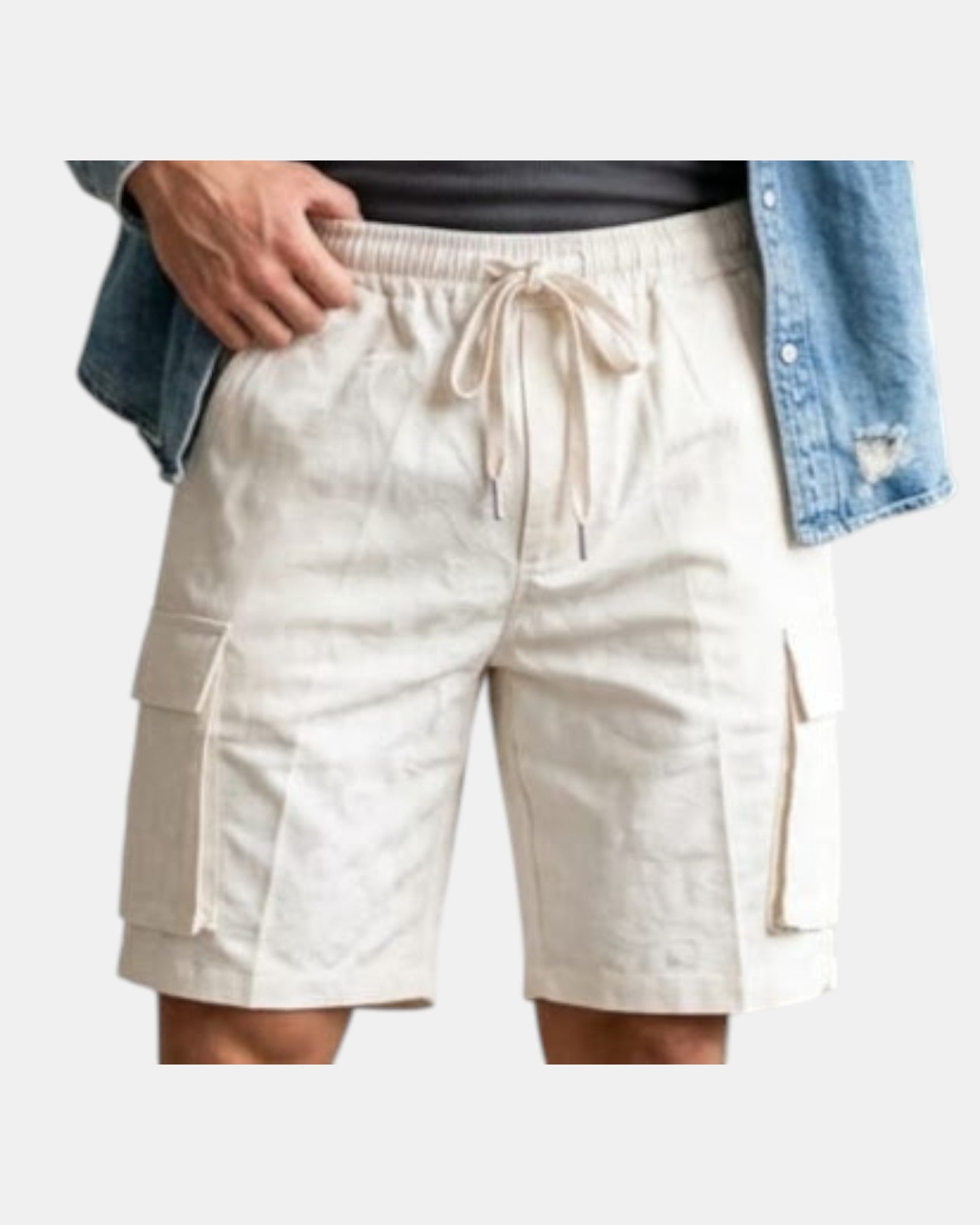 Damiano bermuda uomo cargo damascati 100% cotone