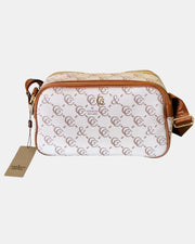 Gio & Co Milano Borsa a Tracolla da Donna con Doppia Cerniera