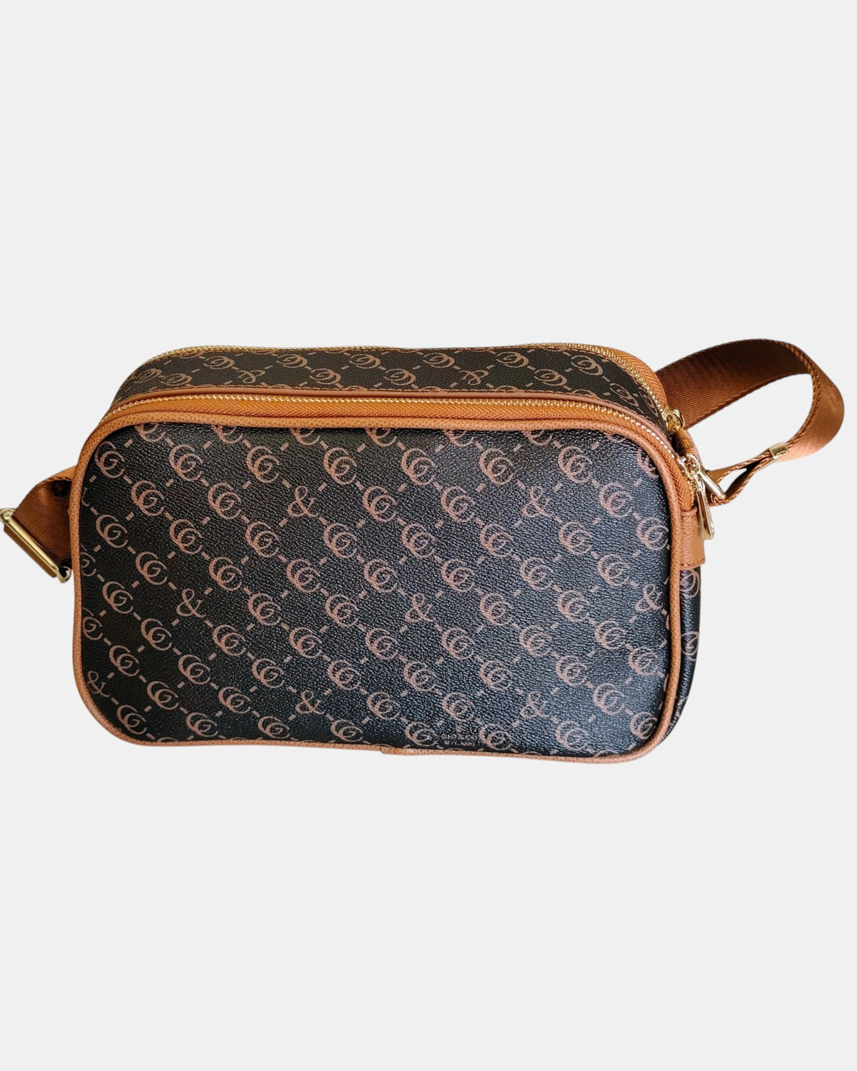 Gio & Co Milano Borsa a Tracolla da Donna con Doppia Cerniera