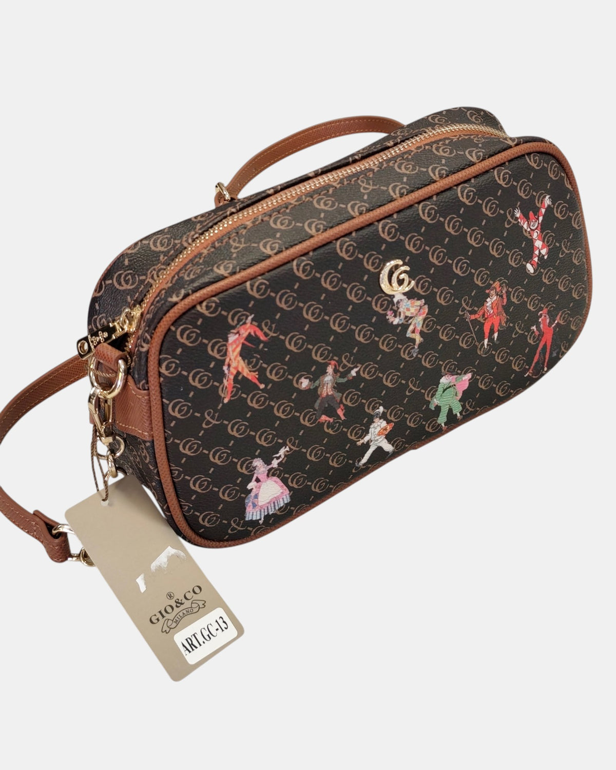 Giò & Co Milano Borsa Tracolla Donna GC-13 Marrone – Maschere di Carnevale