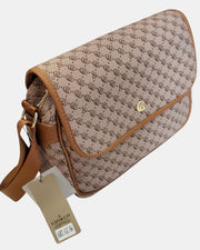 Giò & Co Milano Borsa Tracolla Donna GC-54 Modello Postina - Beige Scuro Sabbia