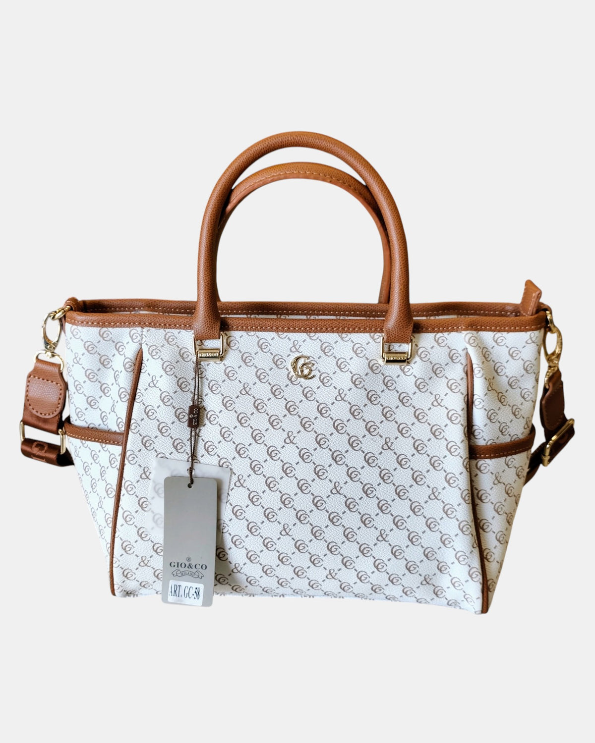 Giò & Co Milano Borsa Shopping Donna GC 58 Monogramma con Tracolla