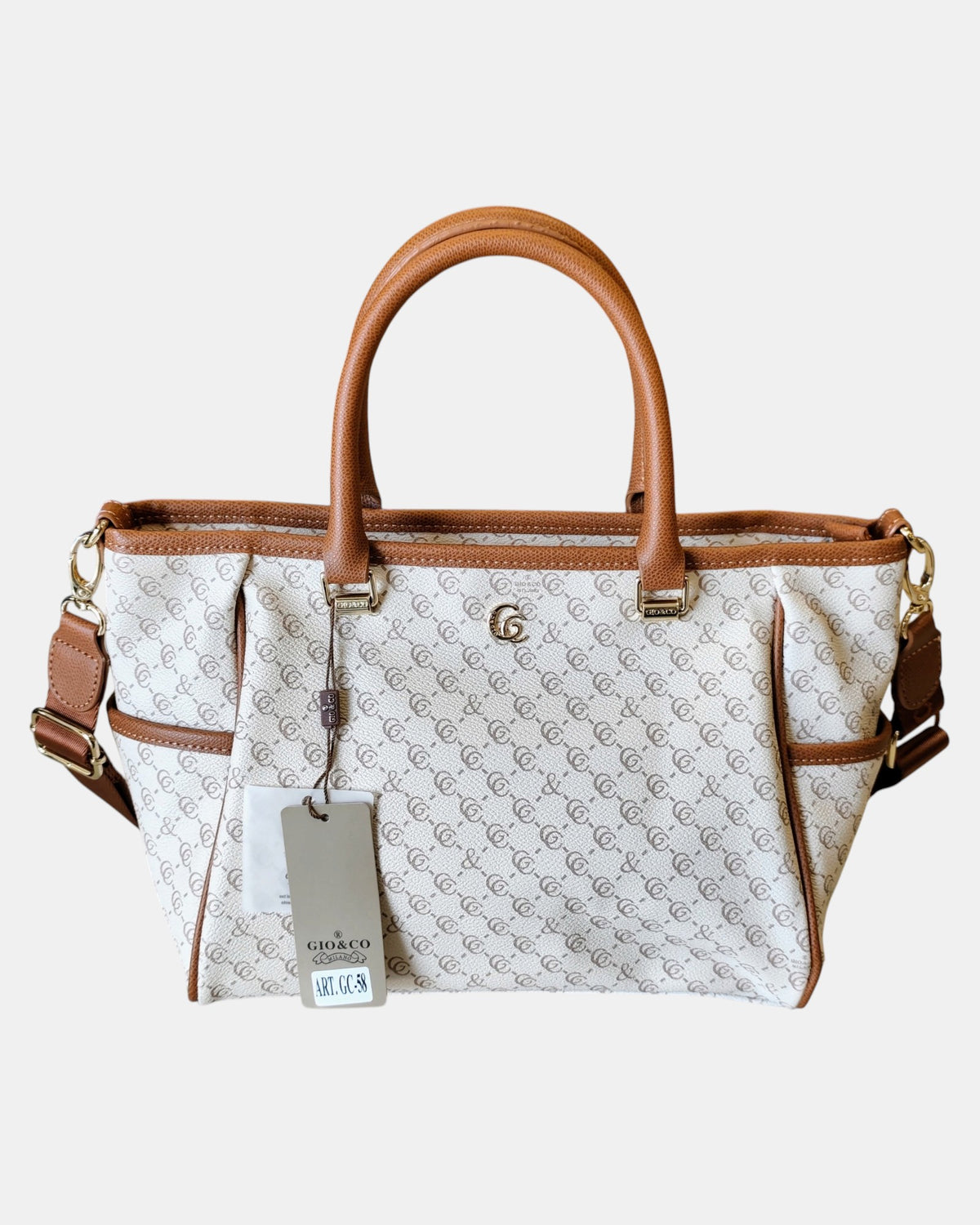 Giò & Co Milano Borsa Shopping Donna GC 58 Monogramma con Tracolla