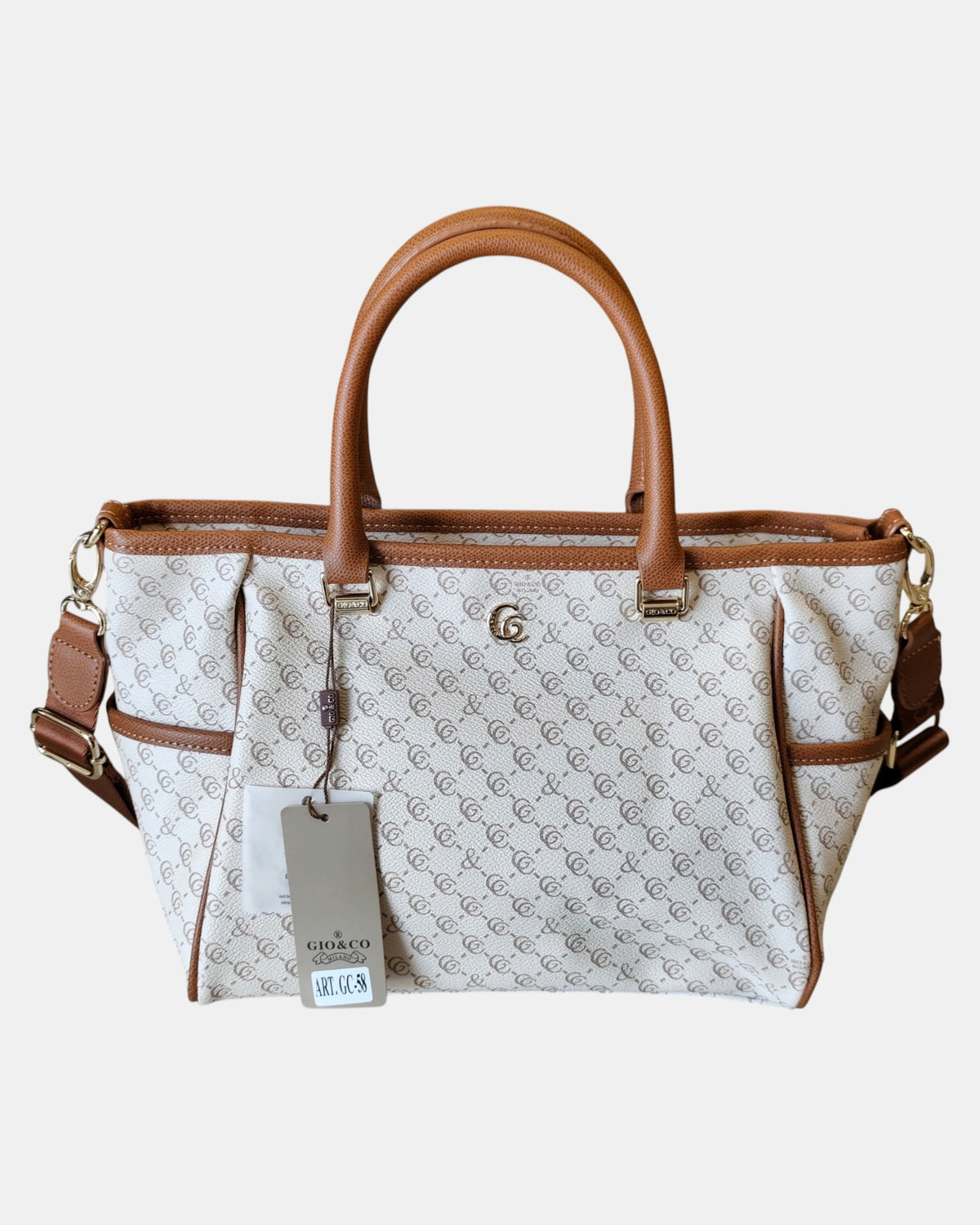 Giò & Co Milano Borsa Shopping Donna GC 58 Monogramma con Tracolla