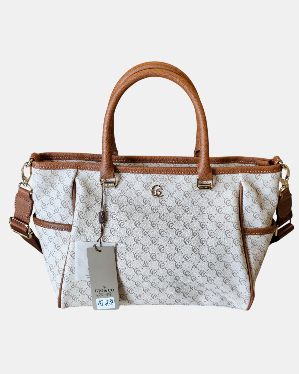 Giò & Co Milano Borsa Shopping Donna GC 58 Monogramma con Tracolla