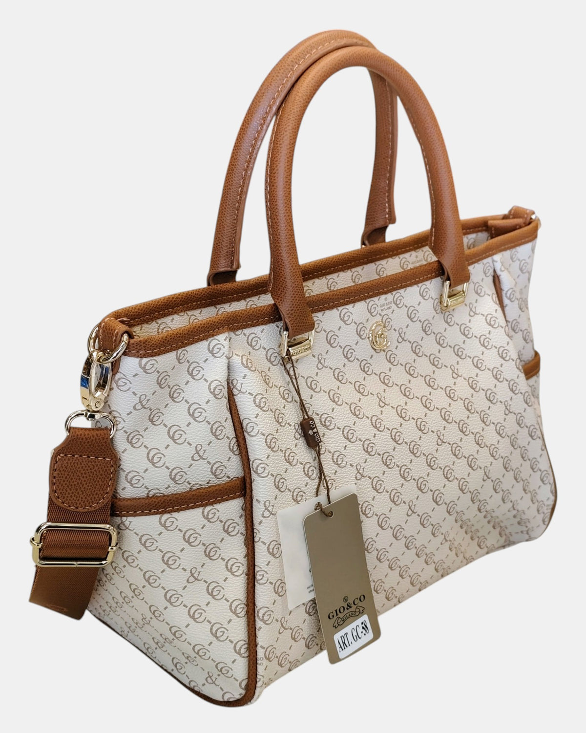 Giò & Co Milano Borsa Shopping Donna GC 58 Monogramma con Tracolla
