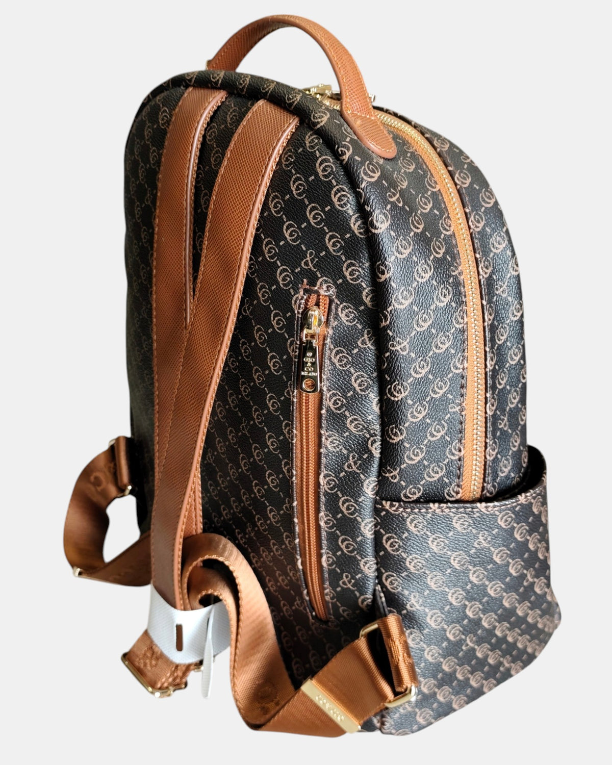 Giò & Co Milano Zaino GC-20 con Monogramma e Doppia Zip