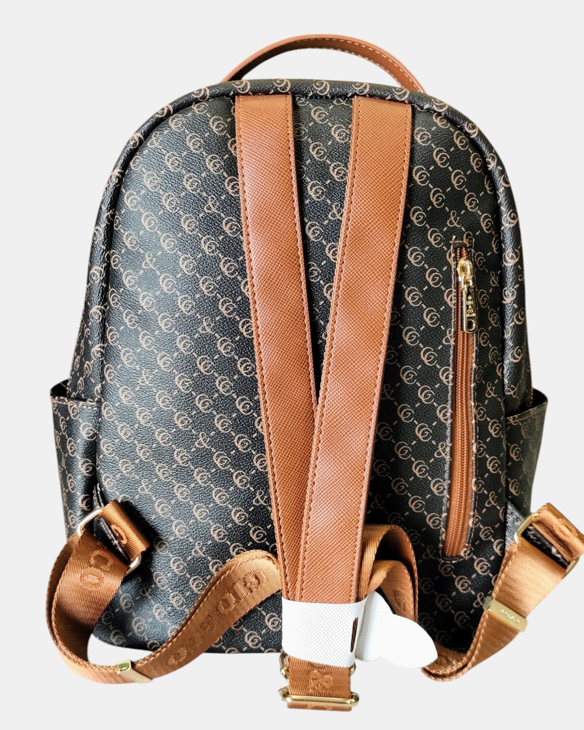 Giò & Co Milano Zaino GC-20 con Monogramma e Doppia Zip