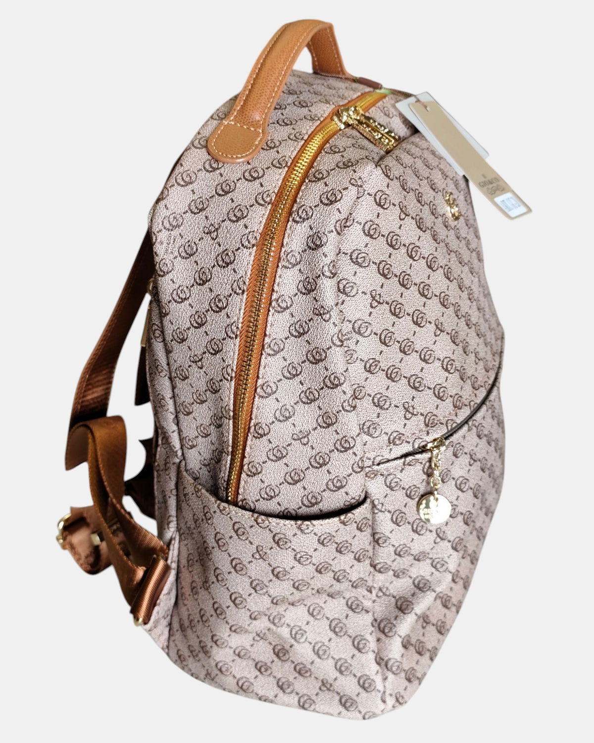 Giò & Co Milano Zaino GC-20 con Monogramma e Doppia Zip