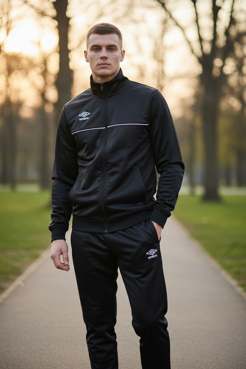Umbro Tuta Uomo Sportiva completa Felpa e Pantalone