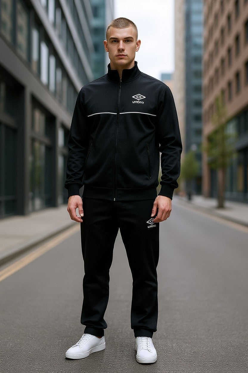 Umbro Tuta Uomo Sportiva completa Felpa e Pantalone