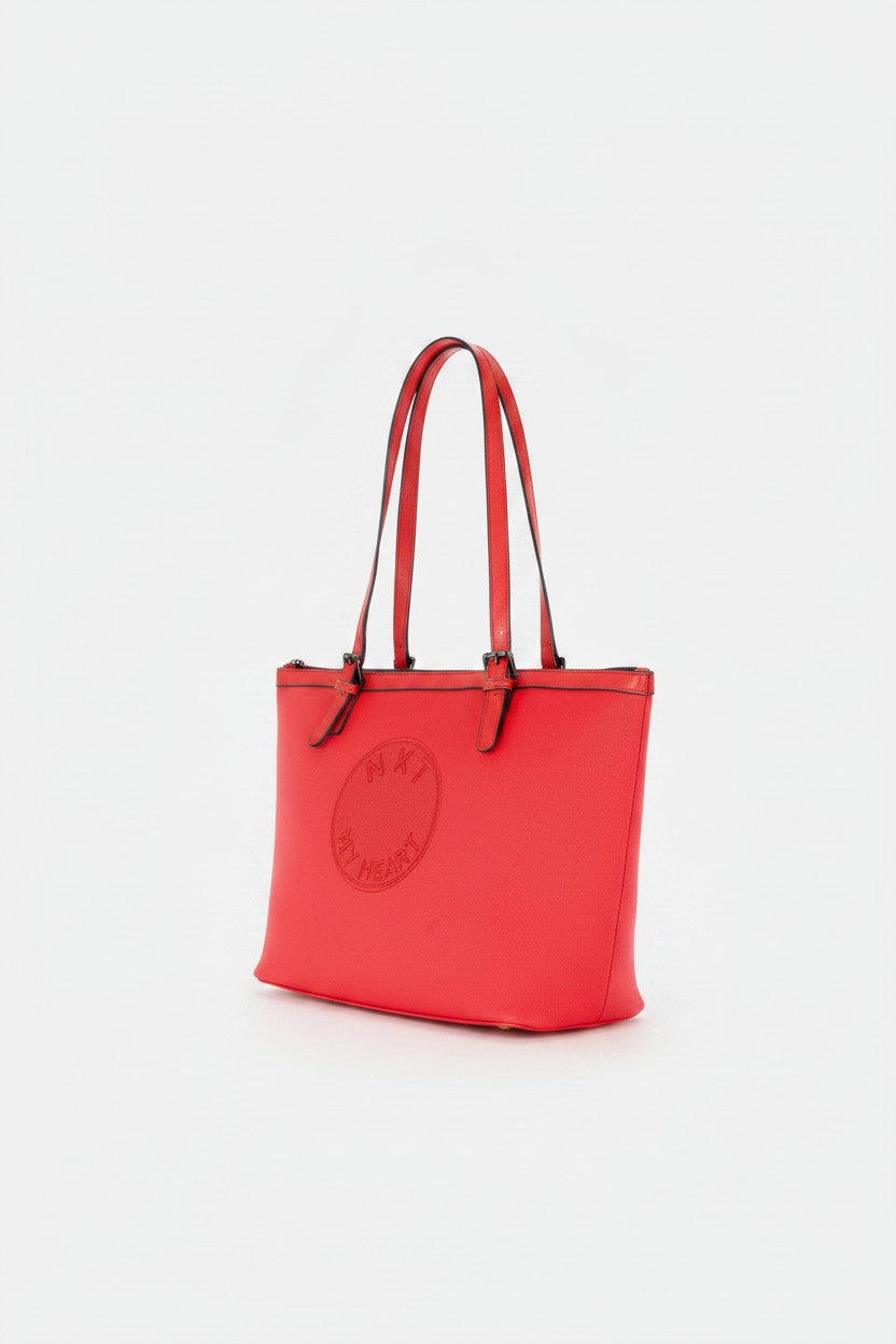 NKI firenze borsa shopper estiva my heart tessuto effetto neoprene