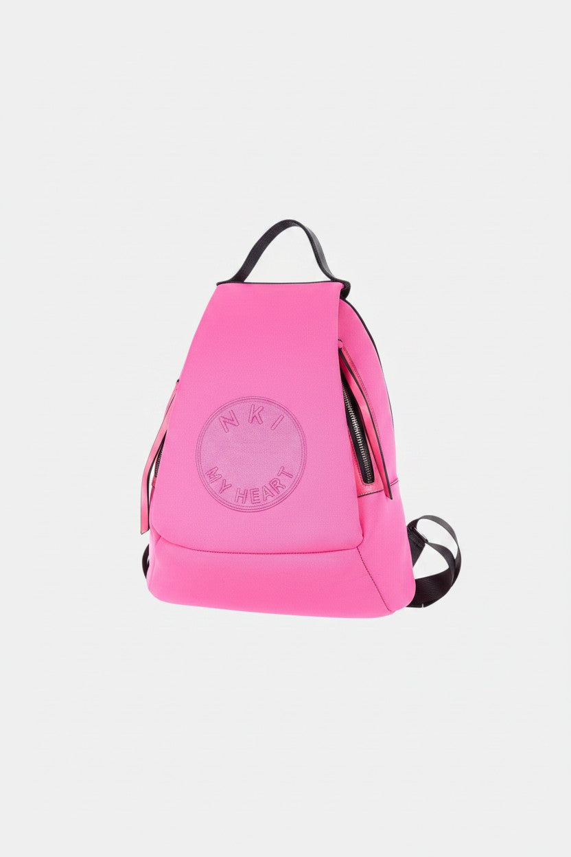 NKI Firenze zaino Donna my heart in tessuto effetto neoprene