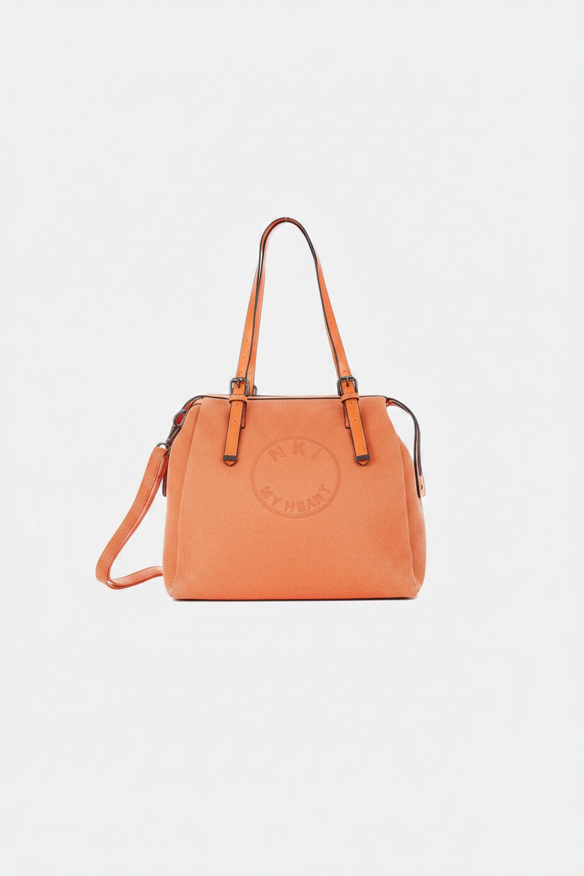 NKI Firenze bauletto my heart in tessuto effetto neoprene