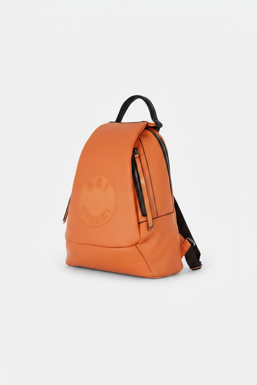 NKI Firenze zaino Donna my heart in tessuto effetto neoprene
