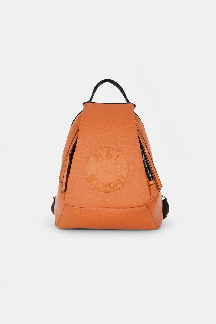 NKI Firenze zaino Donna my heart in tessuto effetto neoprene