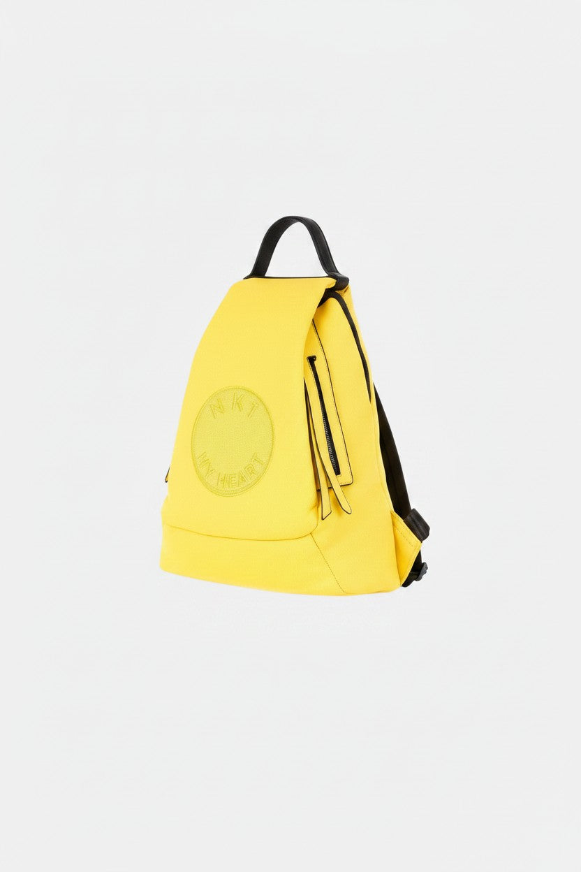 NKI Firenze zaino Donna my heart in tessuto effetto neoprene