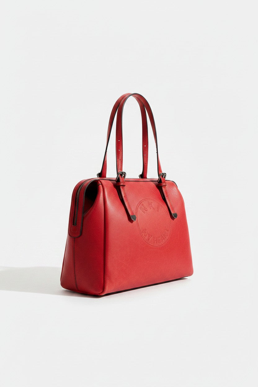 NKI Firenze bauletto my heart in tessuto effetto neoprene