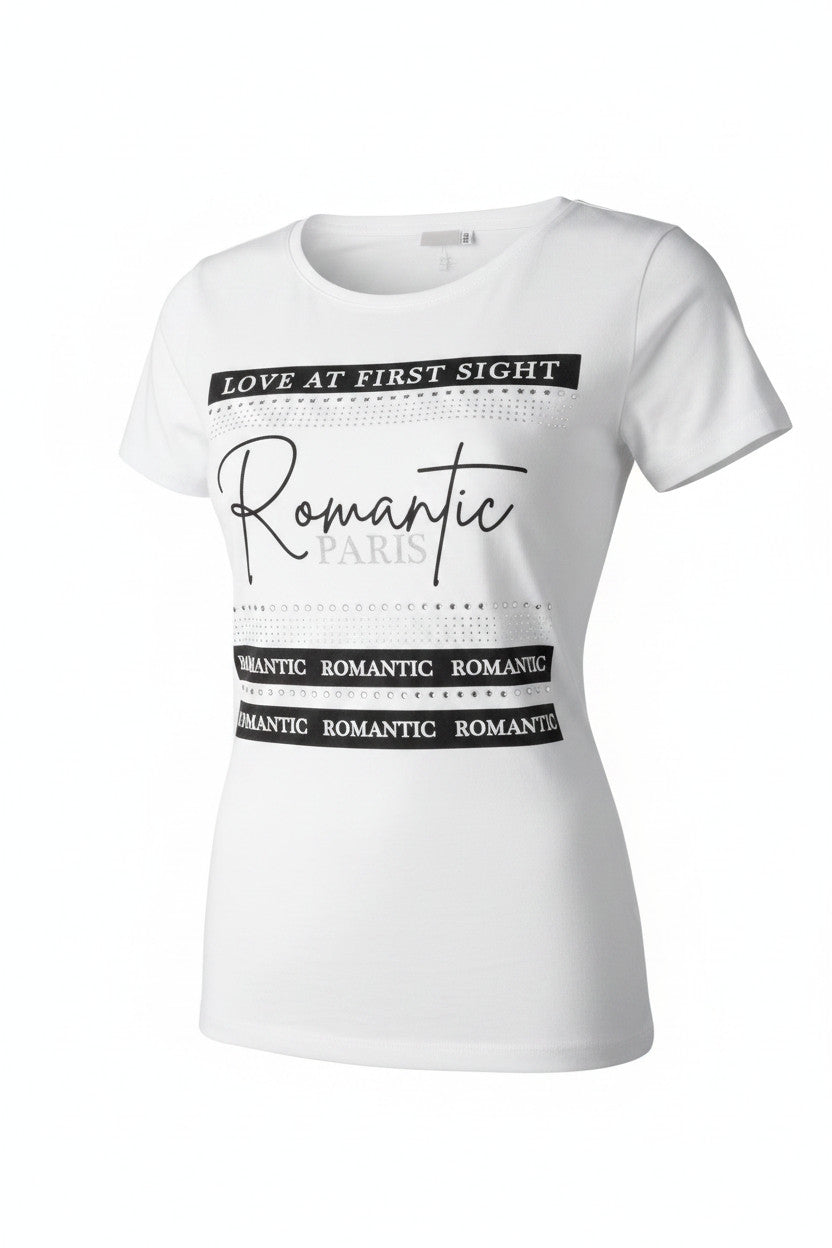 Lara Riva T-Shirt donna comfort fit 100% Cotone art. 1119 C