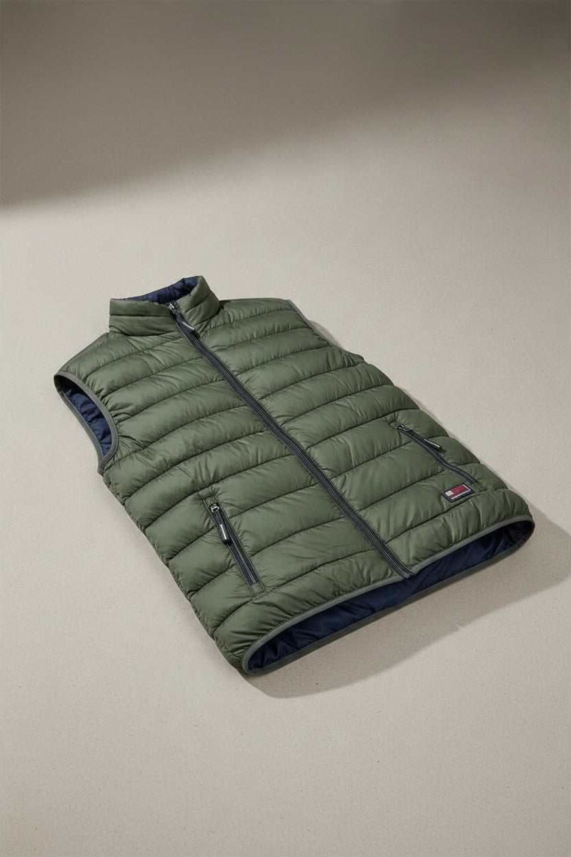 Cotton Belt Gilet Uomo Imbottito Smanicato Casual