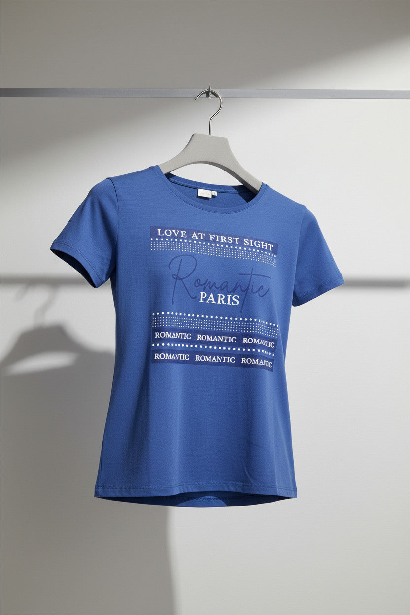 Lara Riva T-Shirt donna comfort fit 100% Cotone art. 1119 C
