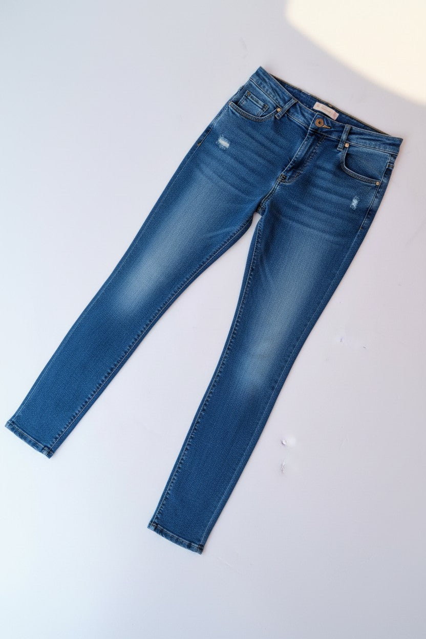 Seventwoseven jeans donna modello Kate straight Made in Italy