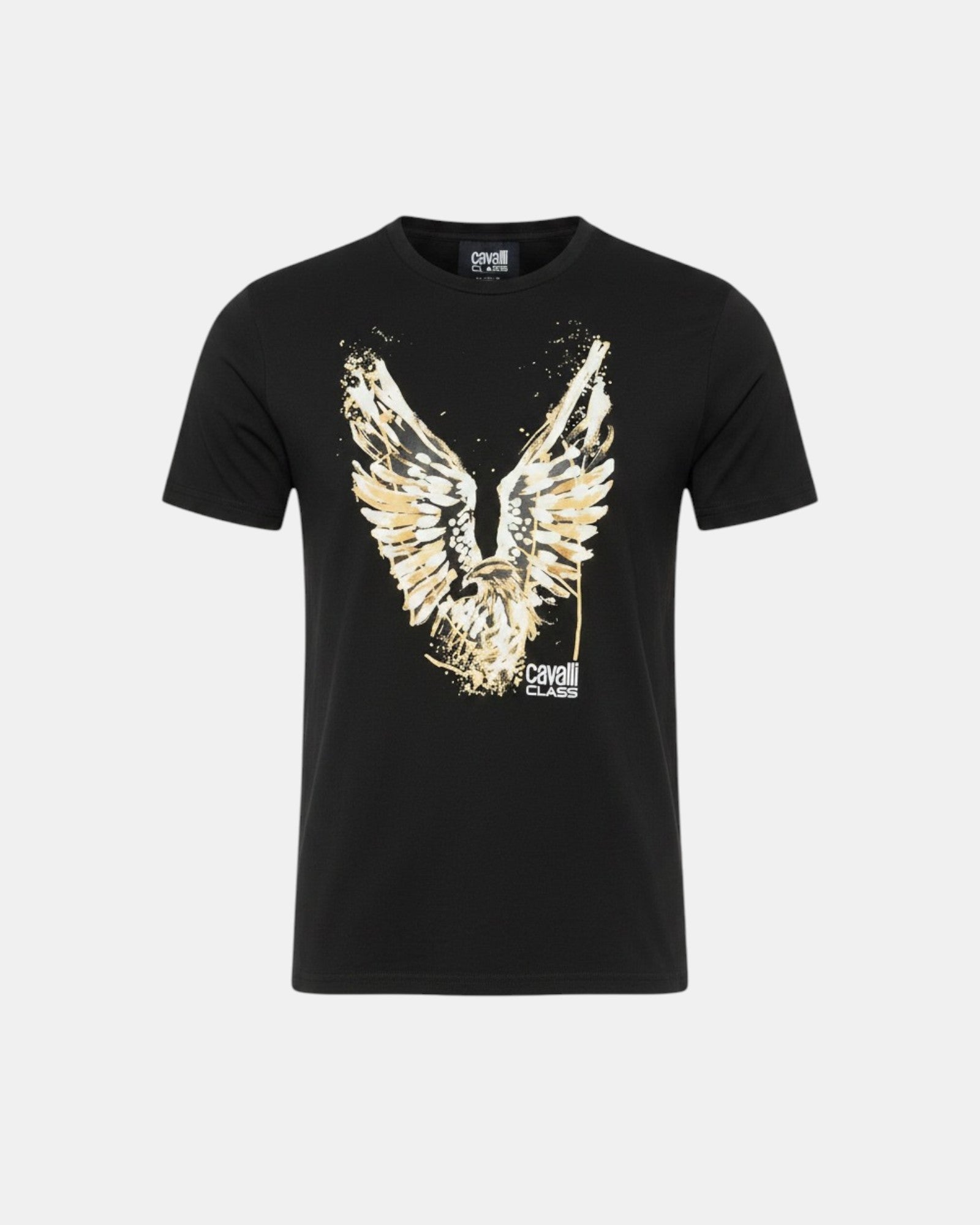 Cavalli Class T-Shirt Uomo modello Eagle cotone 100%